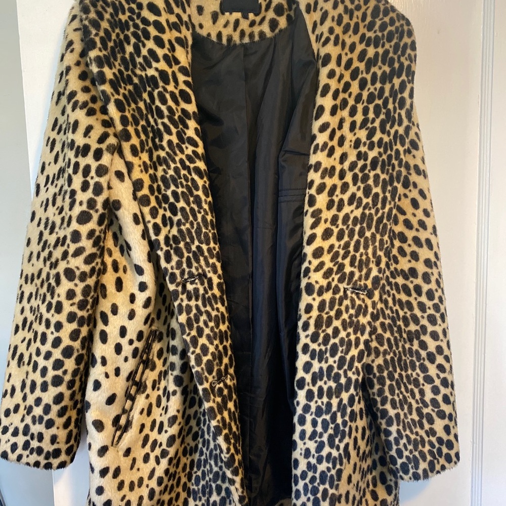 ASOS Leopard Coat US 6
